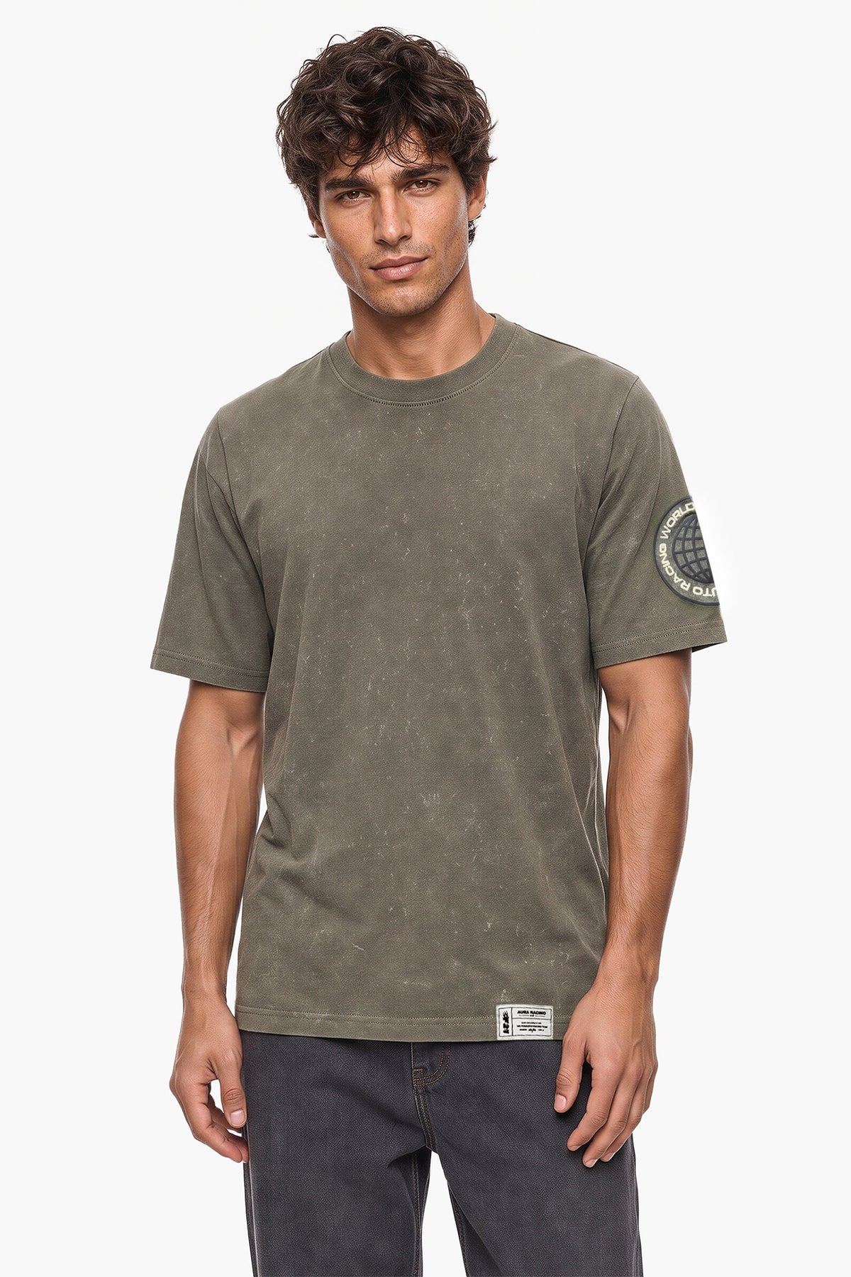 Mineral Wash Racing Graphic Tee