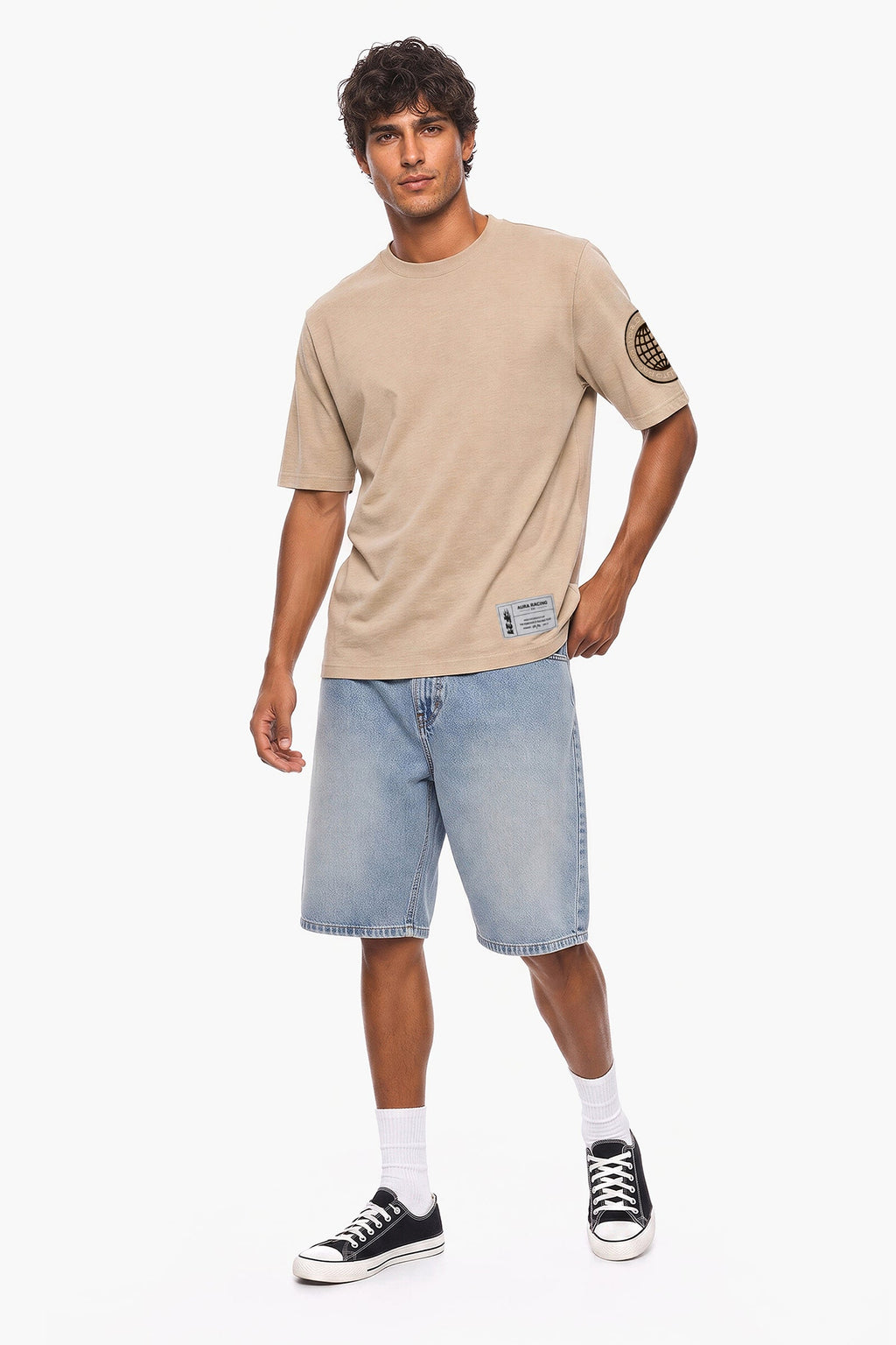 Mineral Wash Racing Graphic Tee