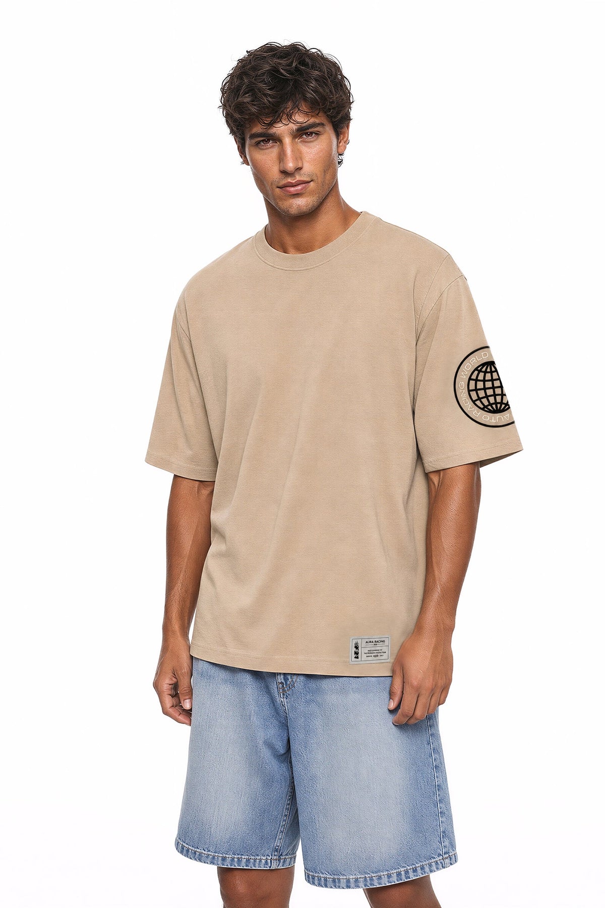 Mineral Wash Racing Graphic Tee