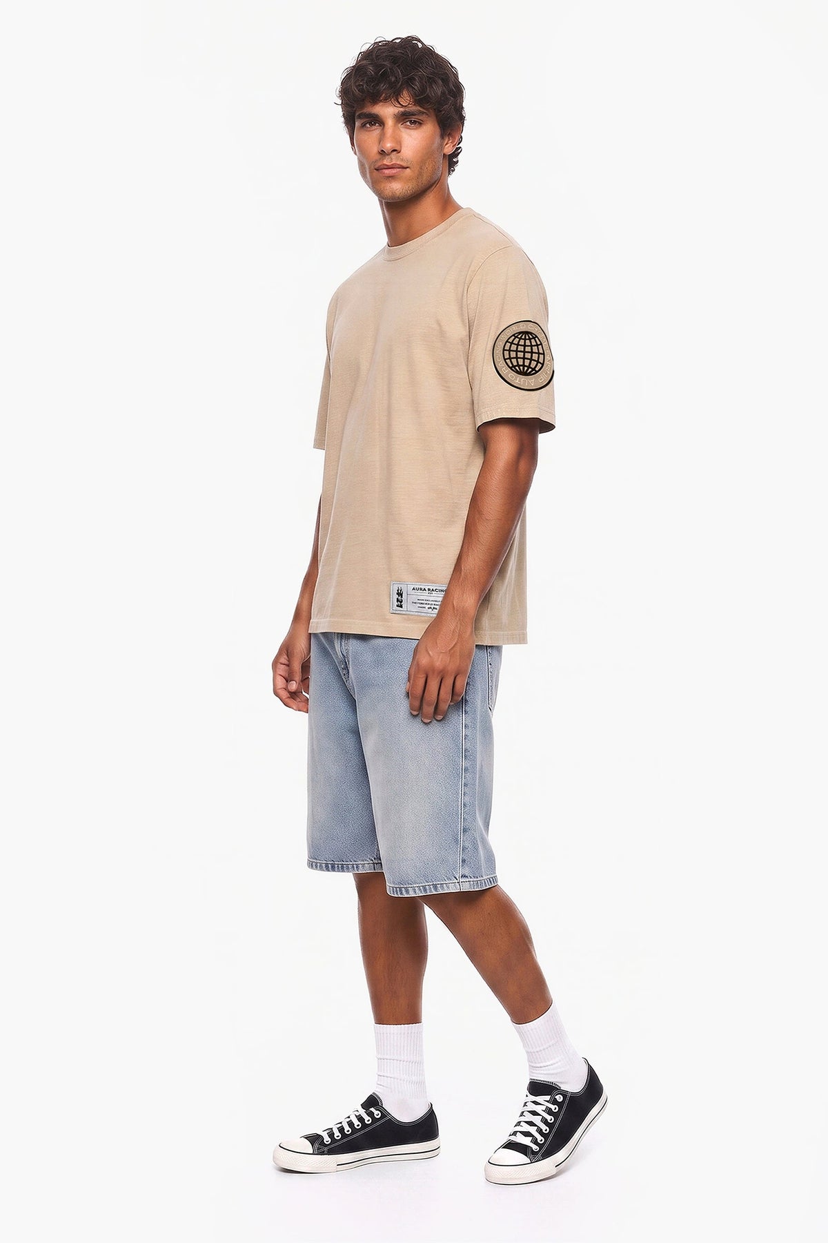 Mineral Wash Racing Graphic Tee