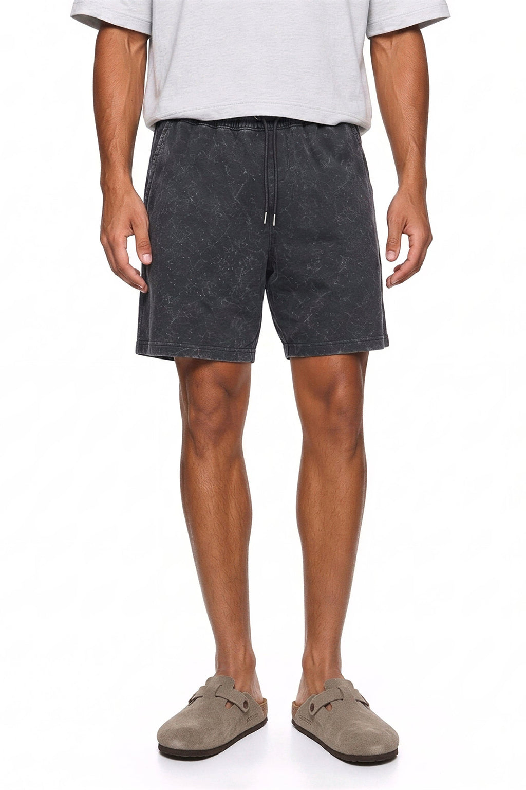 Mineral Wash Fleece Shorts