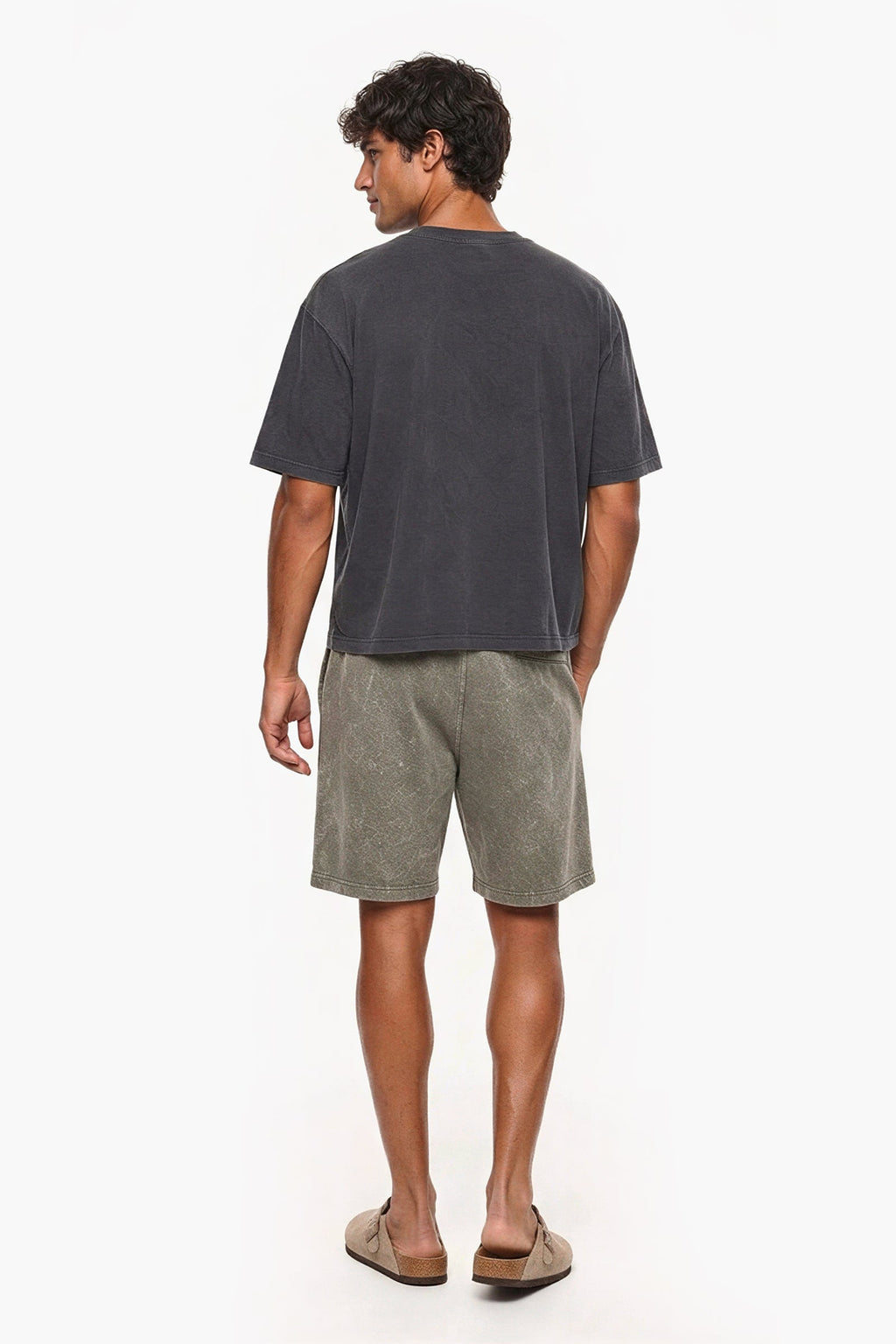 Mineral Wash Fleece Shorts