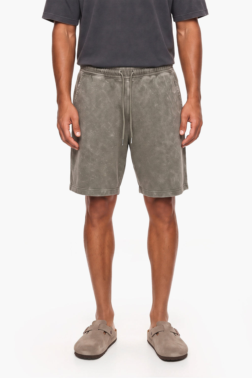 Mineral Wash Fleece Shorts