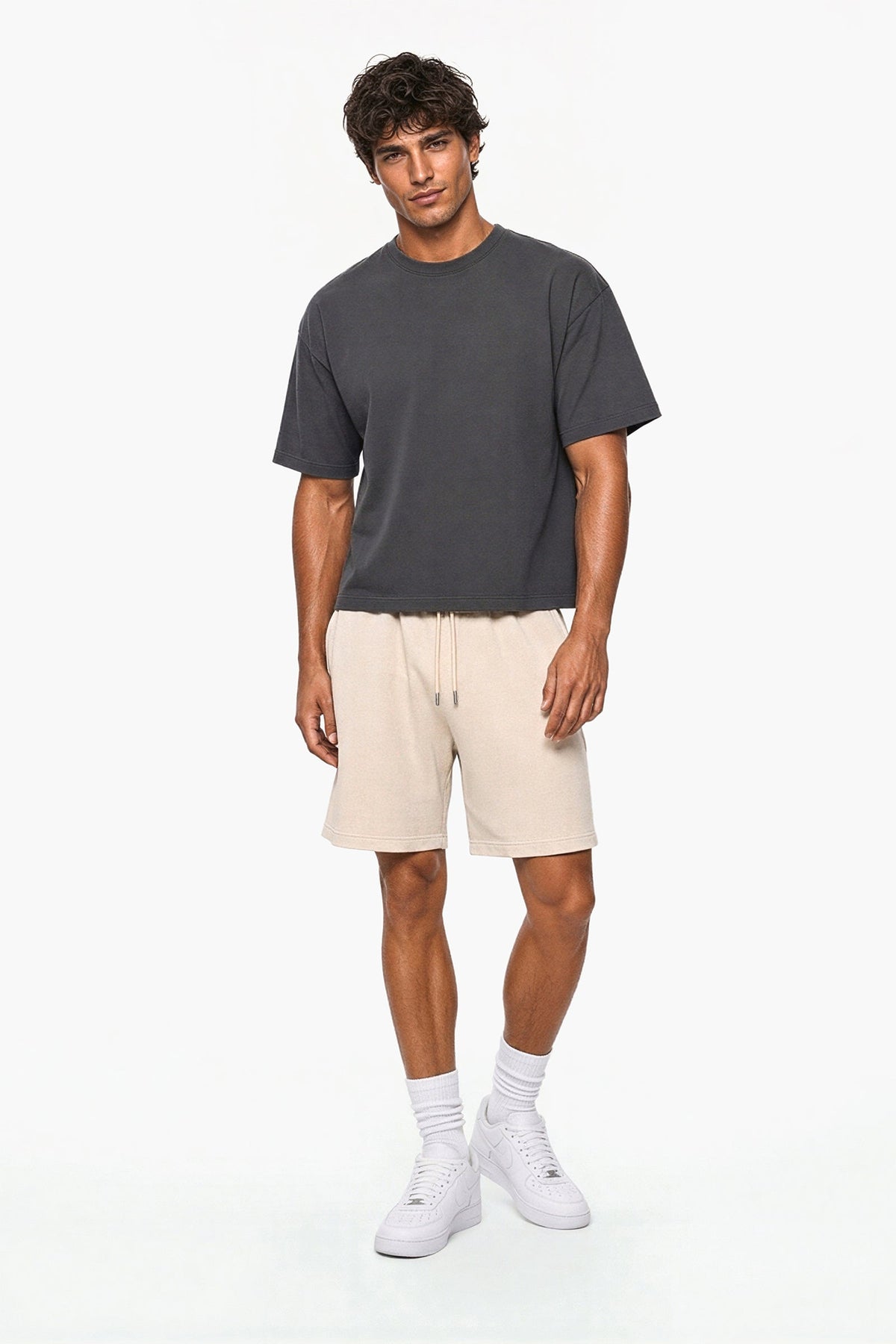 Mineral Wash Fleece Shorts