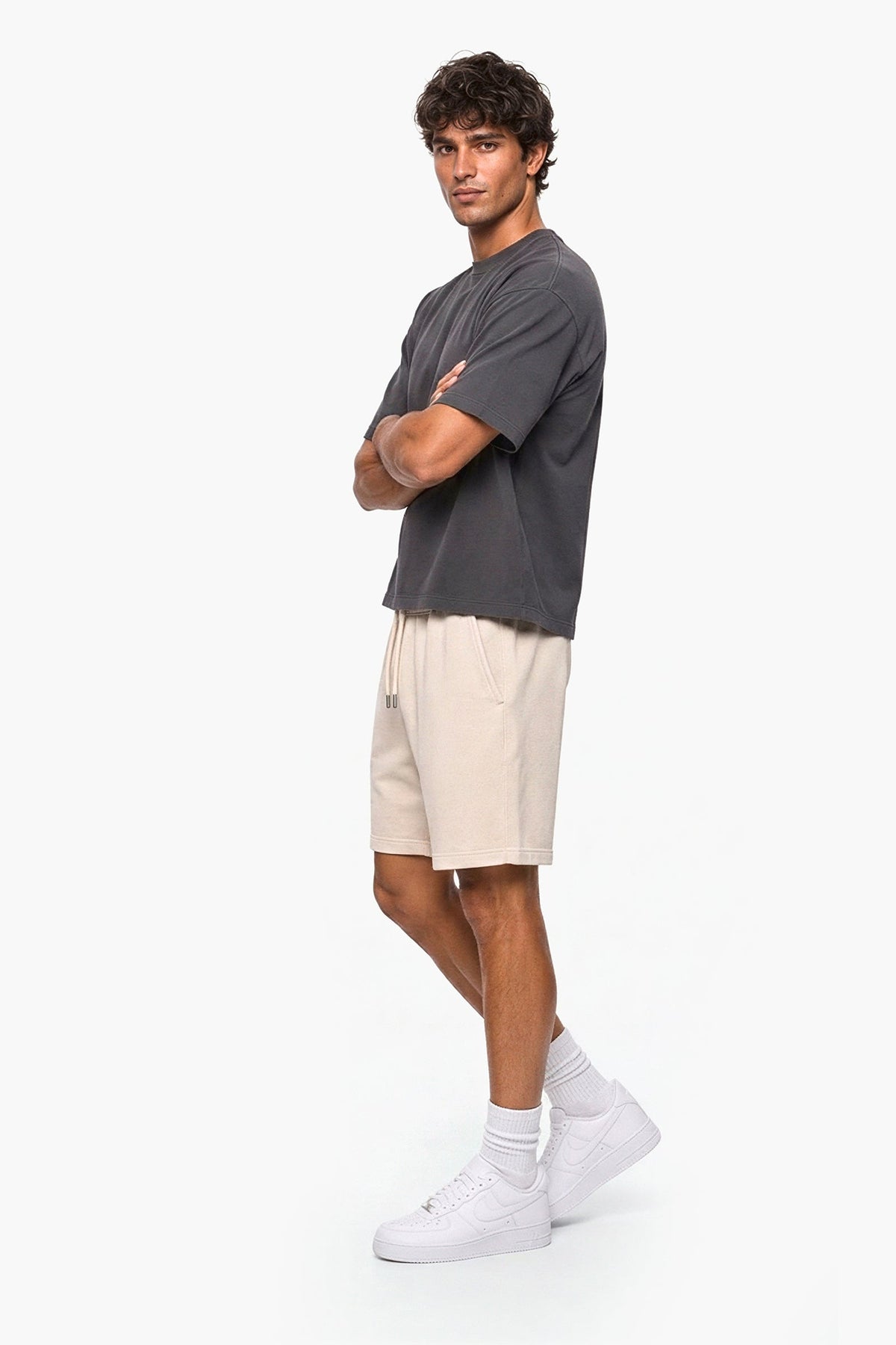Mineral Wash Fleece Shorts