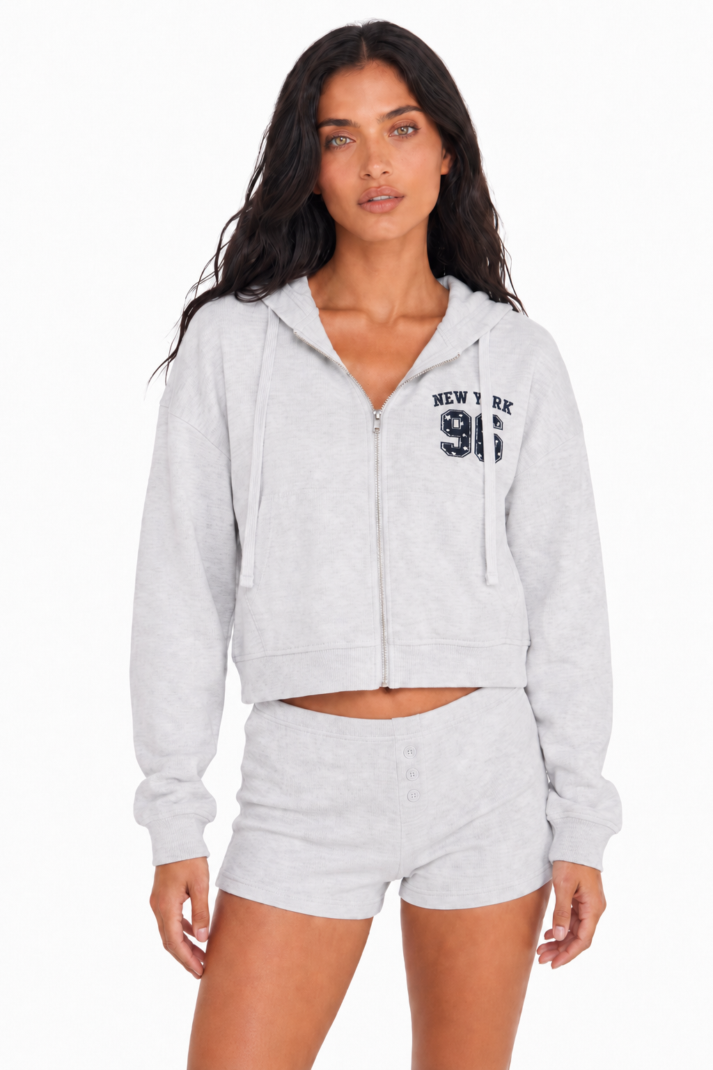 New York Graphic Zip-Up Hoodie