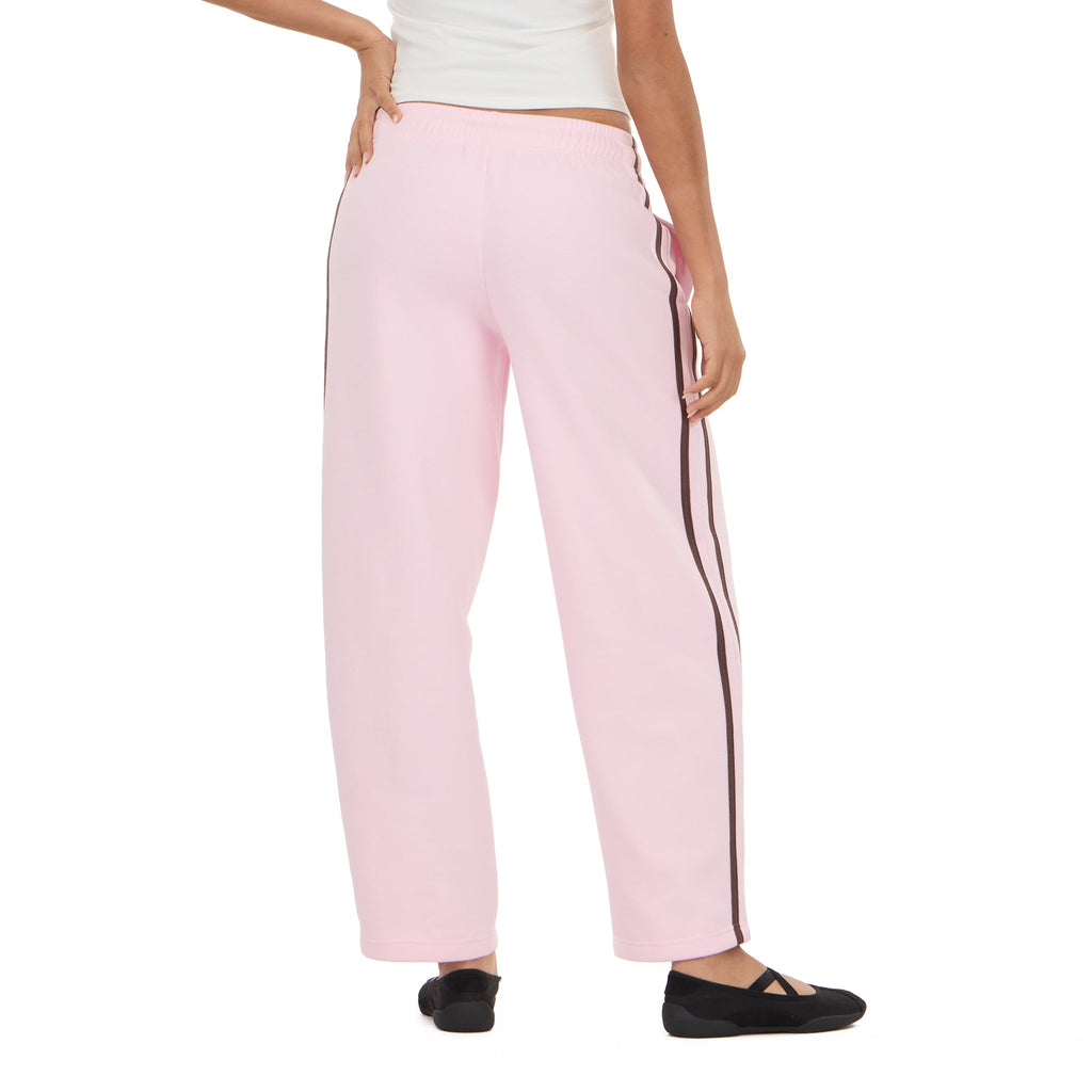 Striped Barrel Leg Joggers