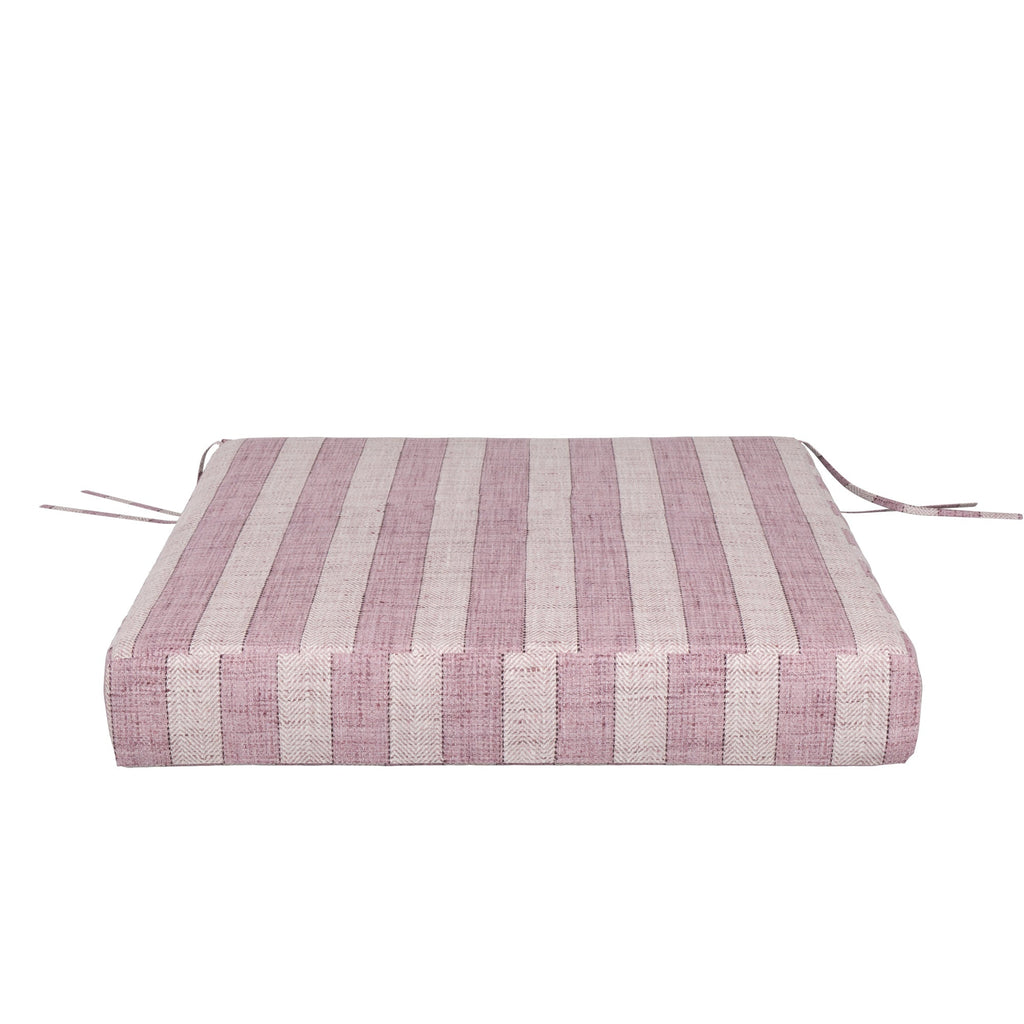 Chevalier Lilac Stripe Seat Cushion