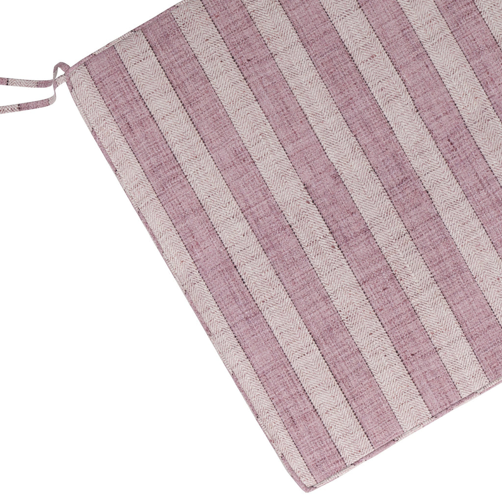 Chevalier Lilac Stripe Seat Cushion