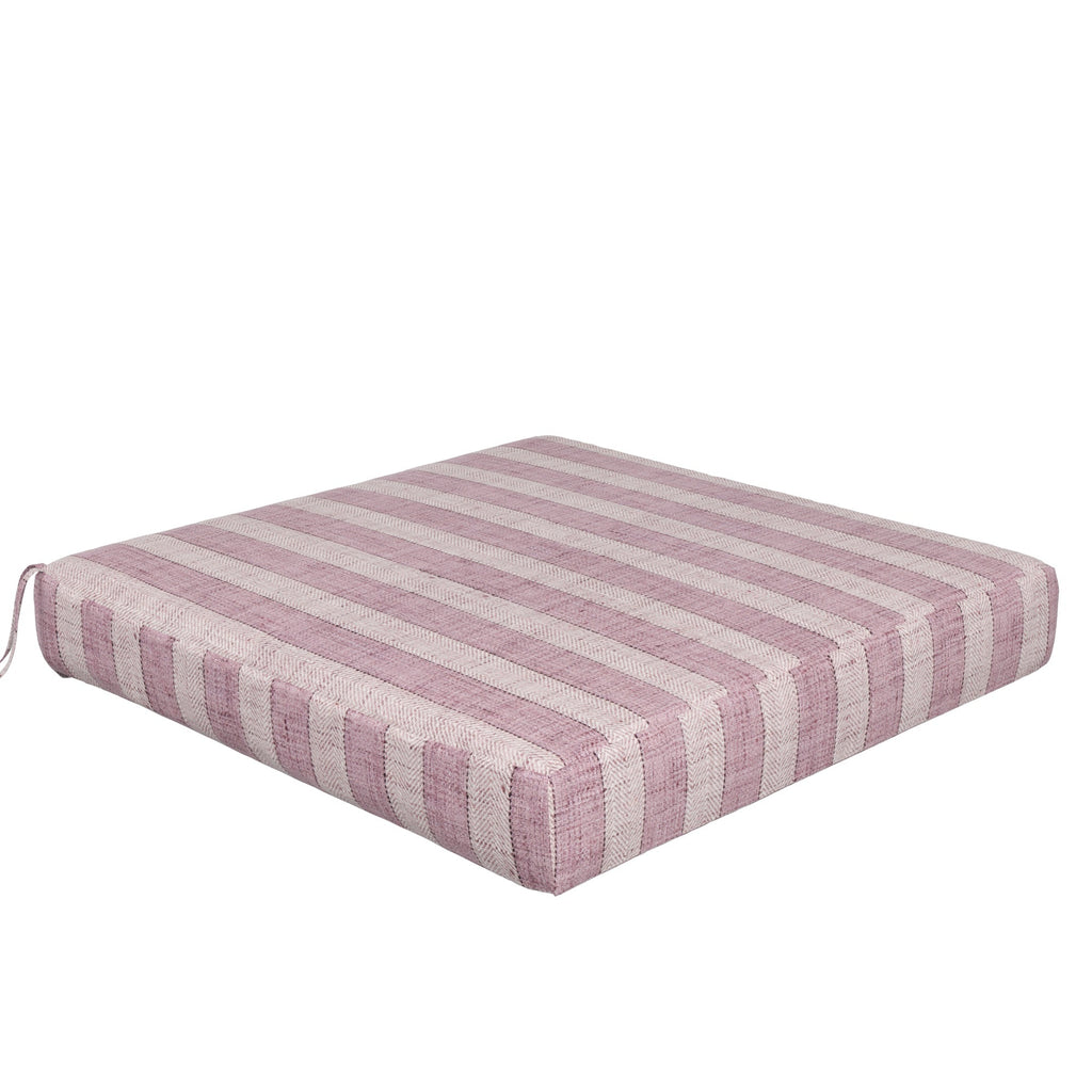 Chevalier Lilac Stripe Seat Cushion