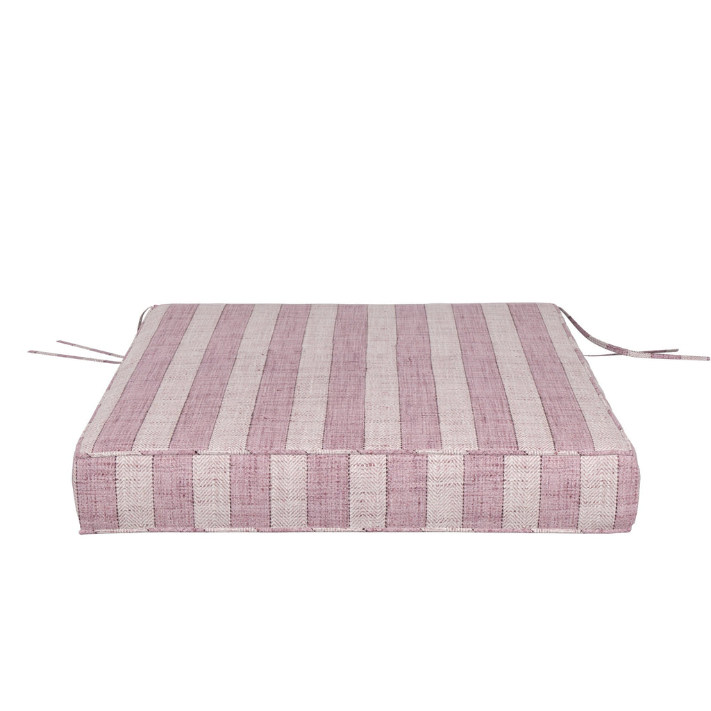 Chevalier Lilac Stripe Seat Cushion